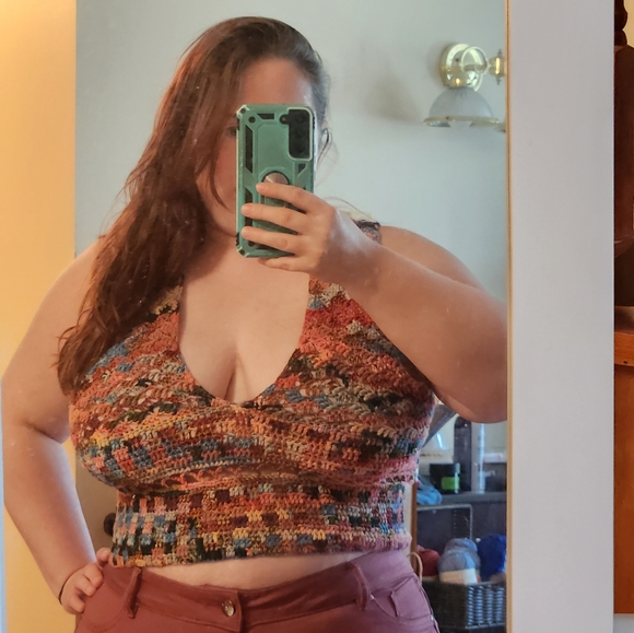 Paintbox Crochet Top - Picture 4 of 5